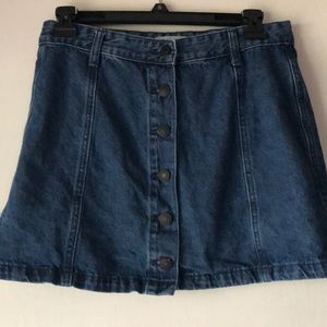 Denim Mini Skirt